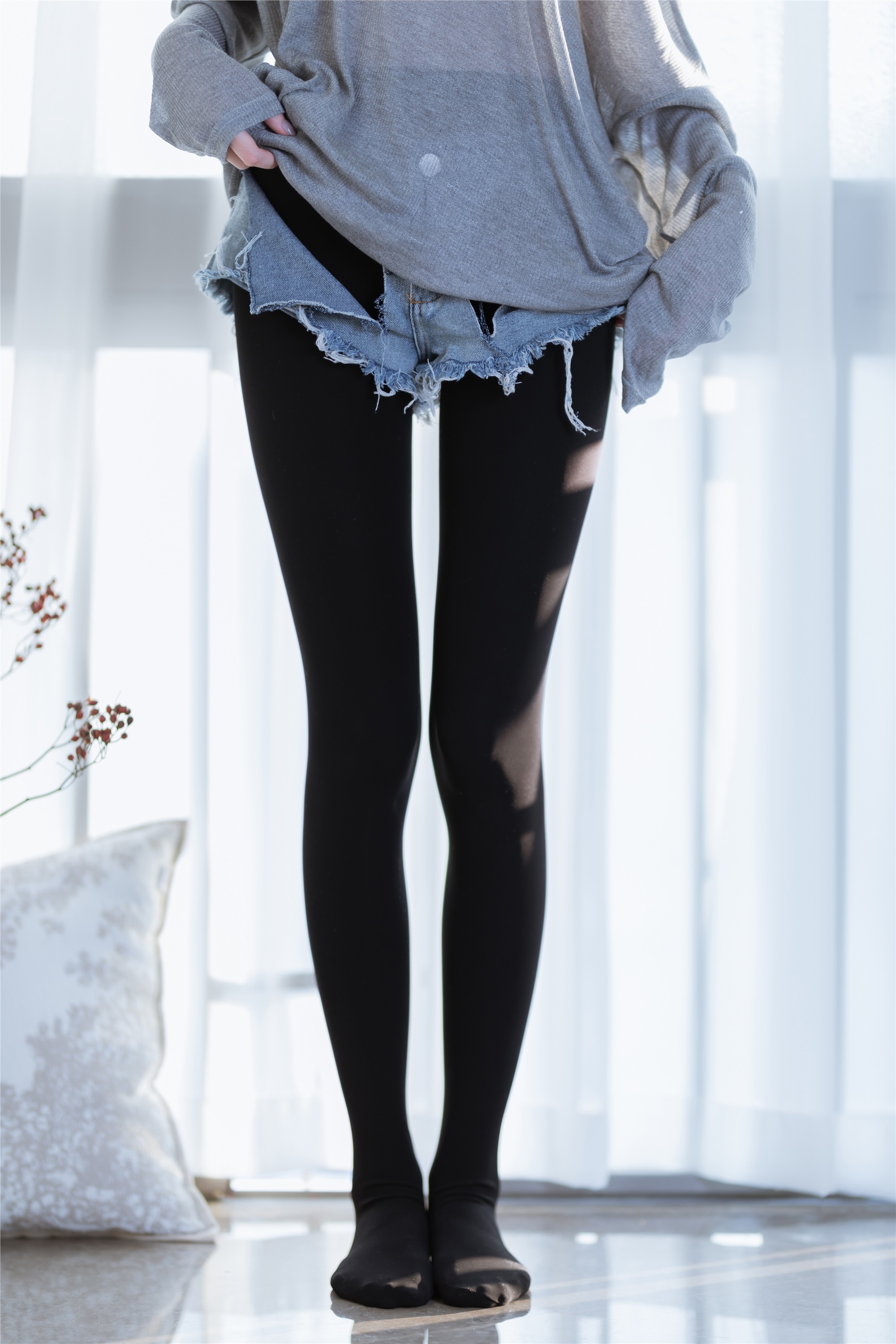 许岚LAN – NO.027 半透毛衣